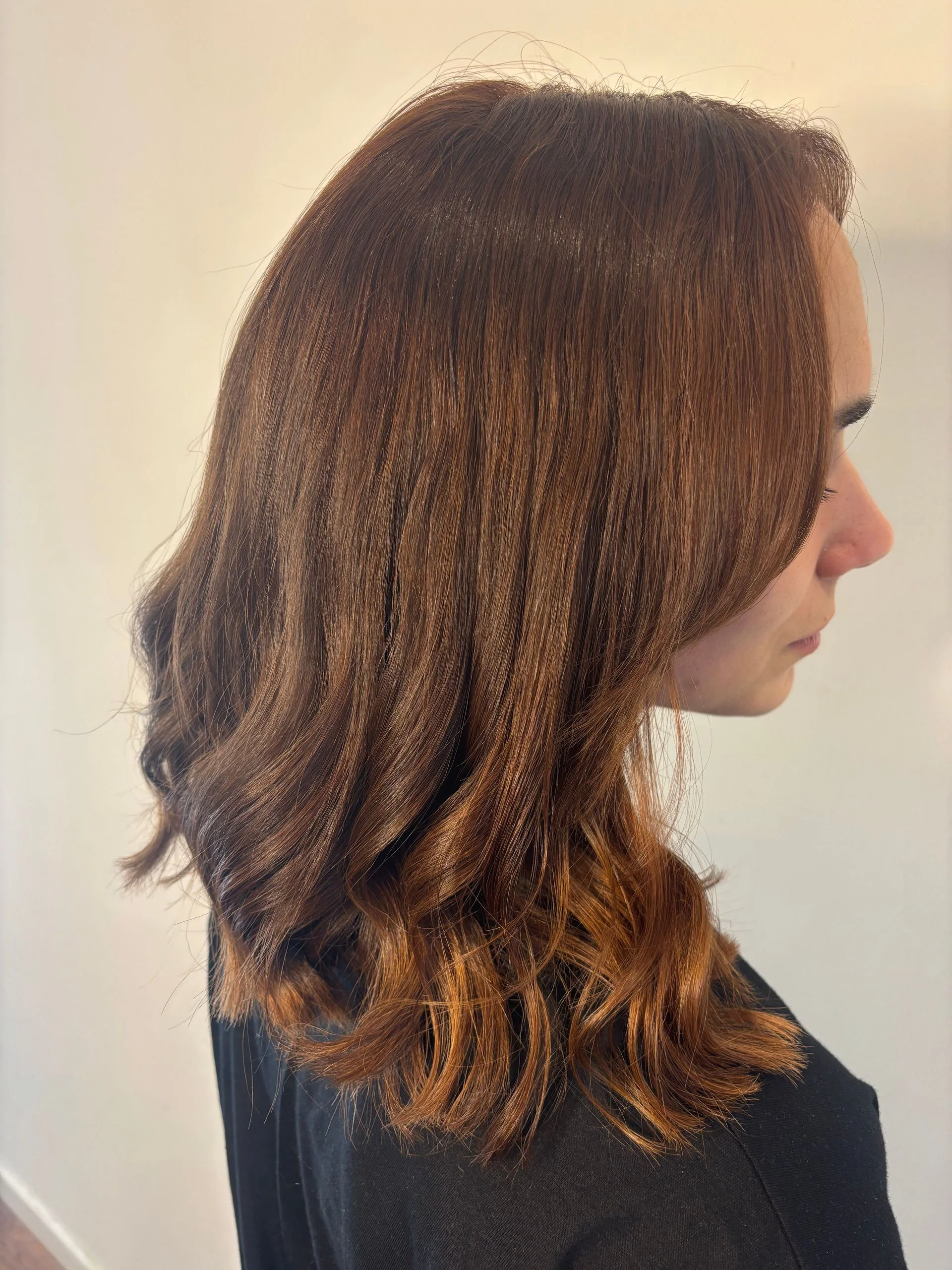 Color caramelo en Paola Estilista